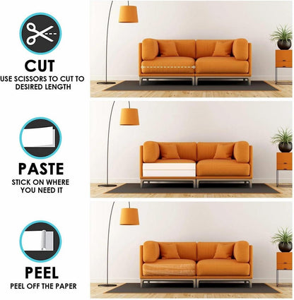 Kratzfolie Katzen Selbstklebend Transparent 20x500cm - Möbel Sofa Tür Schutz