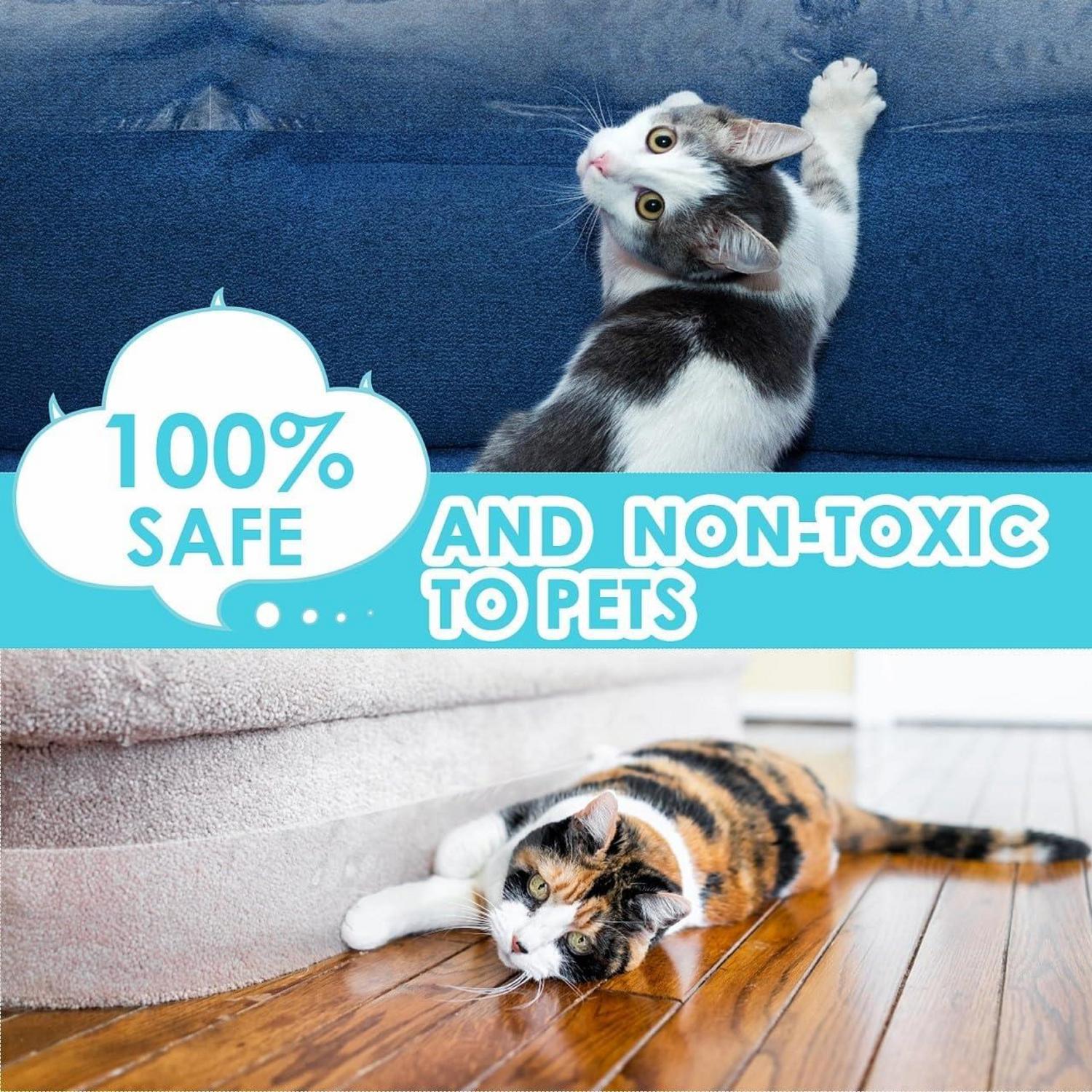 Kratzfolie Katzen Selbstklebend Transparent Couch Wand Tür Schutz