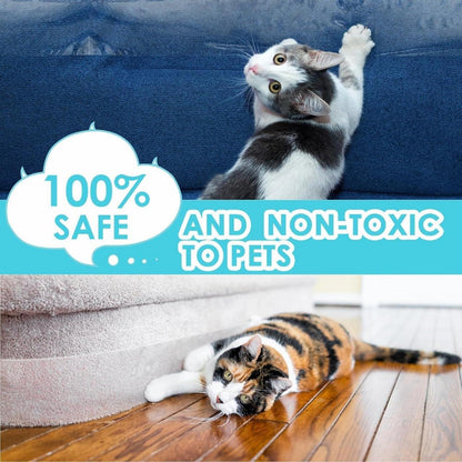 Kratzfolie Katzen Selbstklebend Transparent Couch Wand Tür Schutz