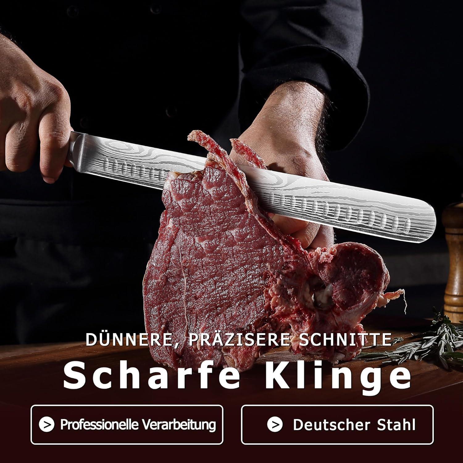 PAUDIN Schinkenmesser Tranchiermesser 30 cm Edelstahl