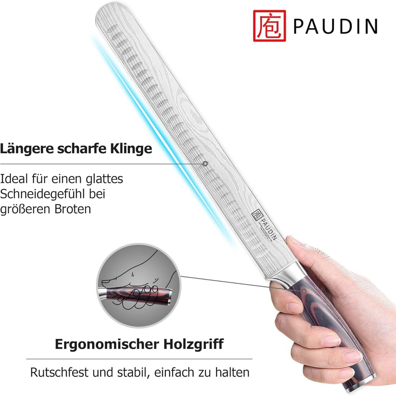 Schinkenmesser Tranchiermesser 30 cm Profi Fischmesser Edelstahl Ergonomischer