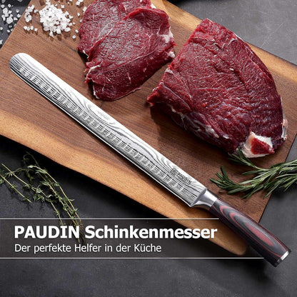 Schinkenmesser Tranchiermesser 30 cm Profi Fischmesser Edelstahl Ergonomischer