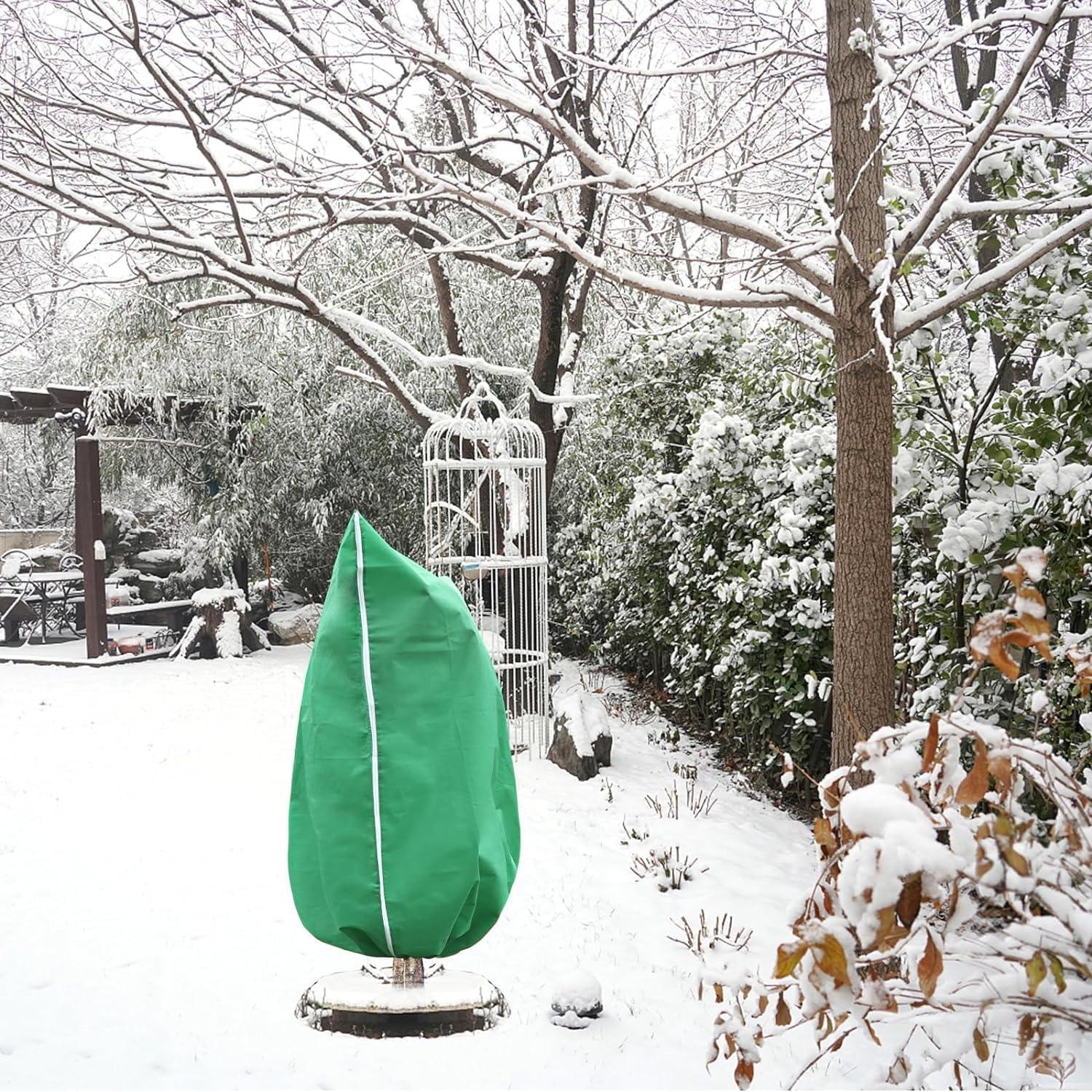 2er Pack Pflanzenabdeckungen Frostschutz 120x180cm Schutz Winter Garten