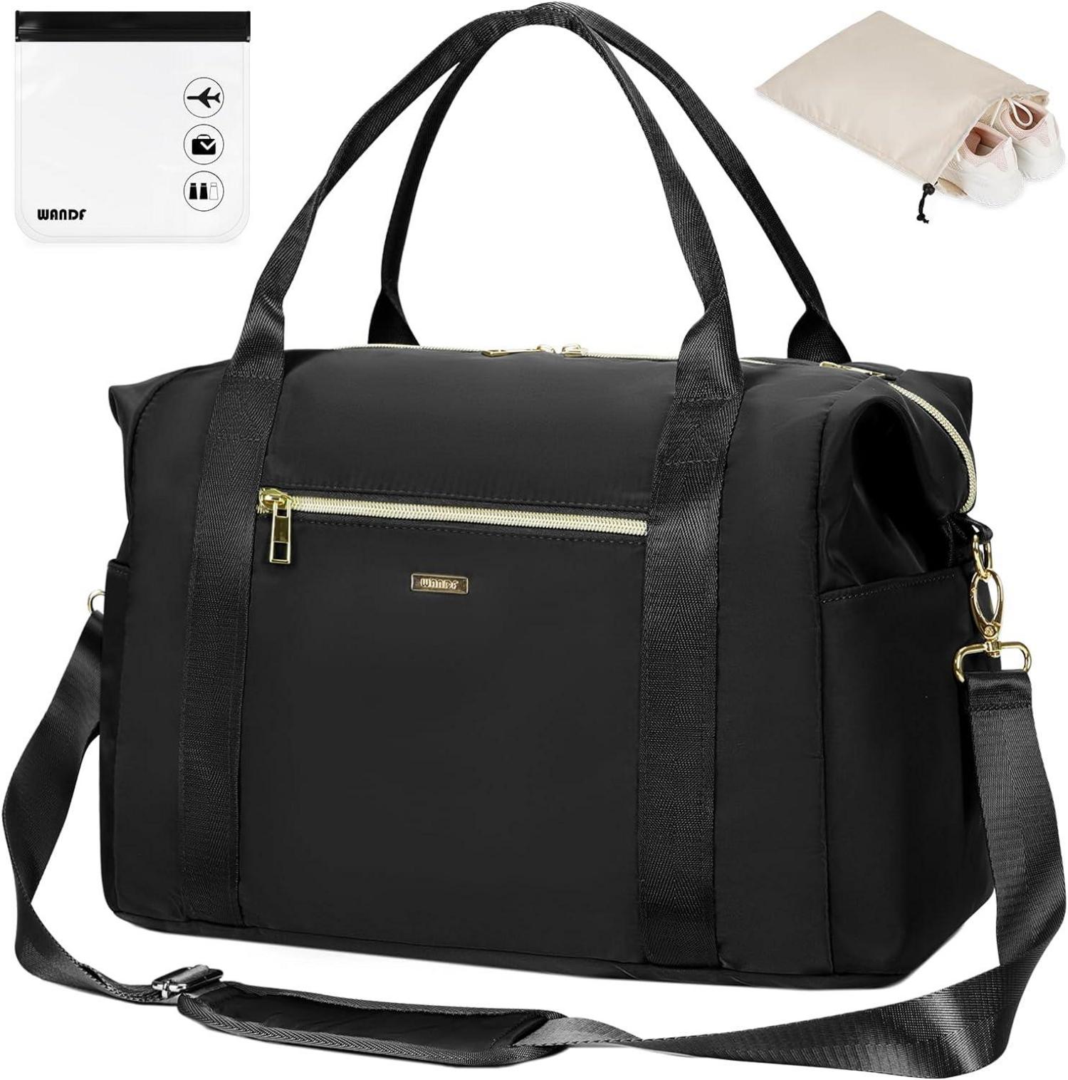 Handgepäcktasche 40x20x25cm Kulturbeutel Transparent Schuhtasche