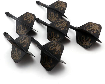 Dartpfeile Set 6-teilig mit integriertem Dartschaft und Flights