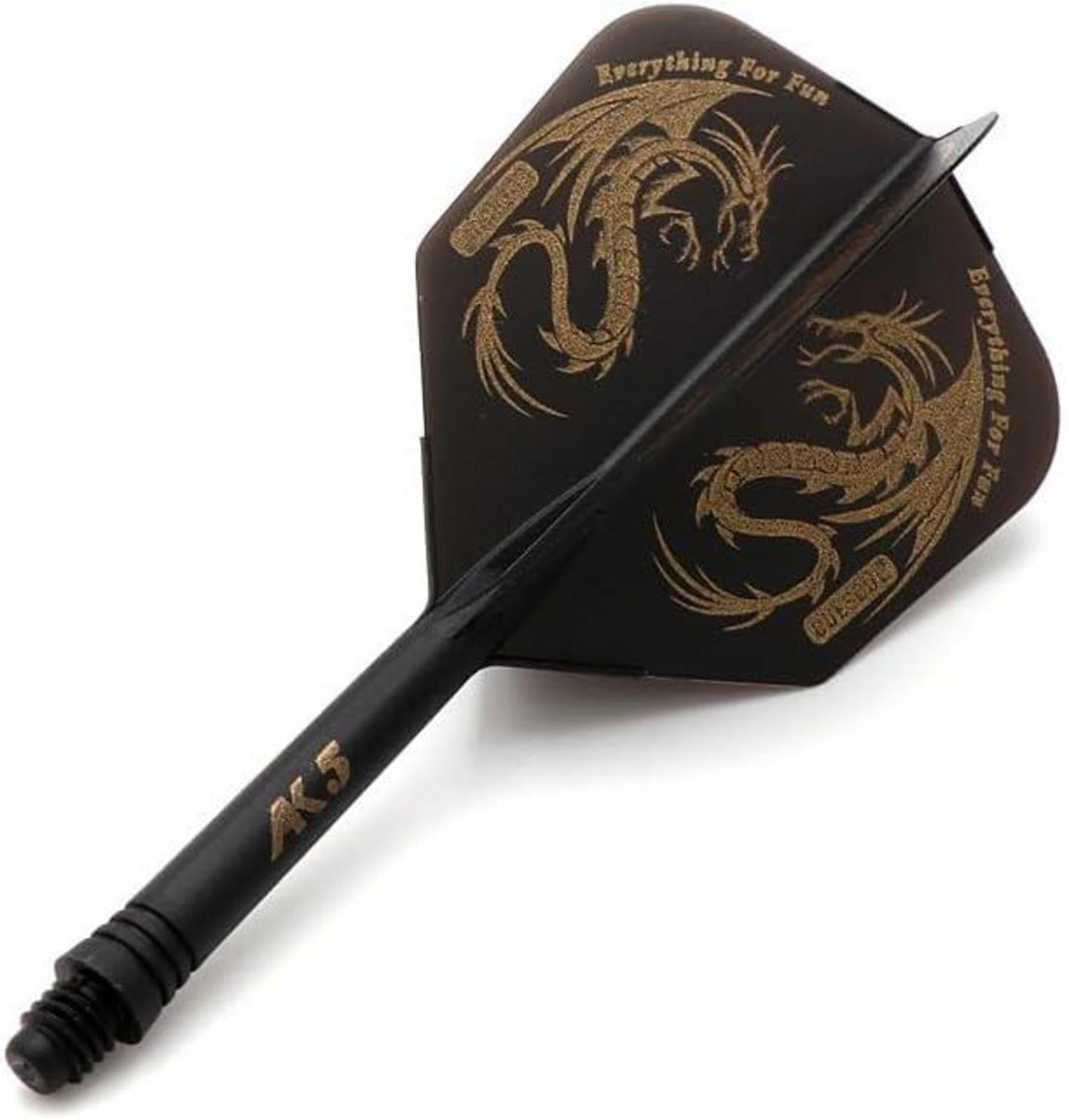 Darts: 6er Set ROST Integrierte Dartschaft und Flights