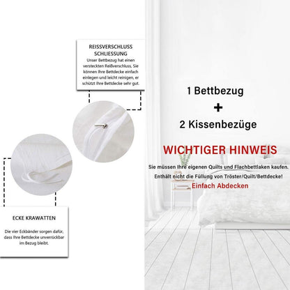 Baumwoll Bettbezug Frosch 220x240 mit Kissenbezügen