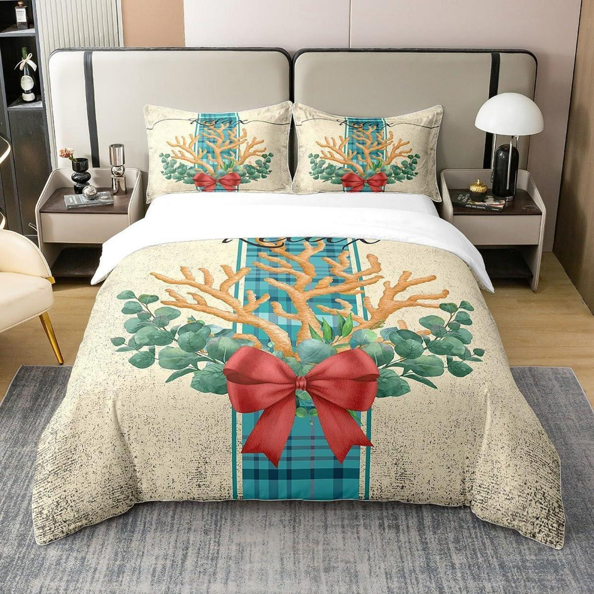 100% Baumwoll Bettbezug 220x240 – Tropical Hawaii Küsten Design