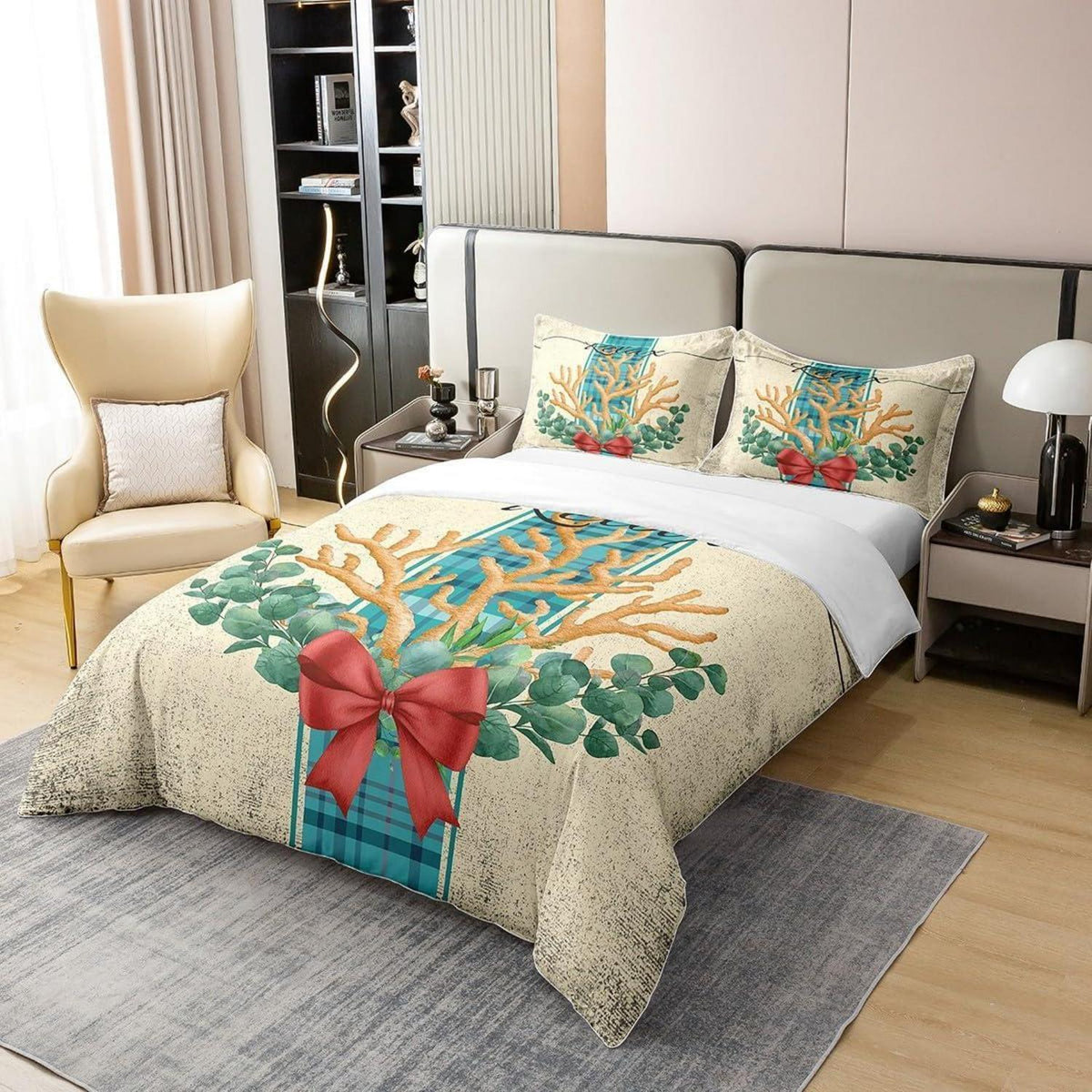 100% Baumwoll Bettbezug 135x200 – Tropical Hawaii Küsten Design