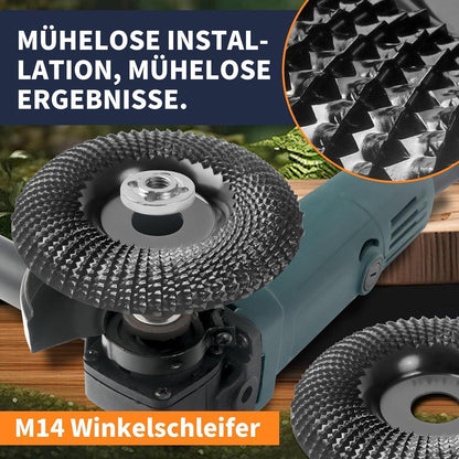 Holz Schleifscheiben 125mm für Winkelschleifer, 4 Stück