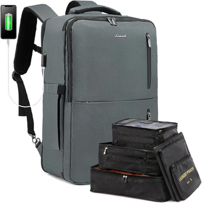 Rucksack Handgepäck Abnehmbarer Reise 17 Zoll Laptop Kofferrucksack