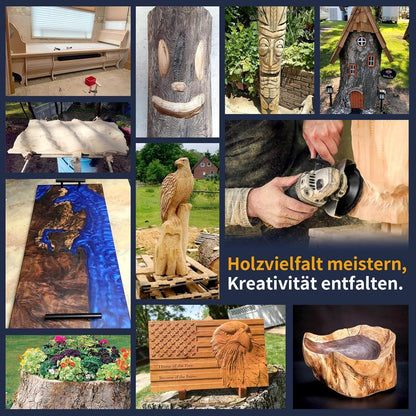 Holz Schleifscheiben 115mm für Winkelschleifer - 4er Set