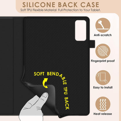 Xiaomi Redmi Pad SE 11 Zoll 2023 Hülle S Pen Halter Stand Case Schwarz