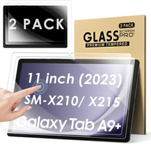 Displayschutzfolie für Samsung Galaxy Tab A9 Plus 11 Zoll, 2 Stück