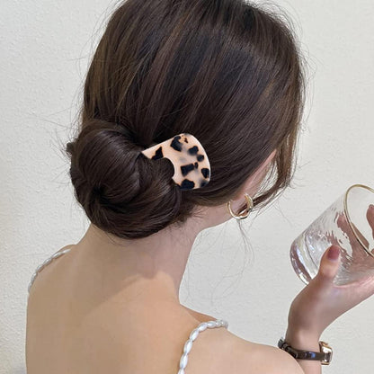 Französische Haarnadeln U-Form Groß für Damen Mädchen 12,7cm 2er Set