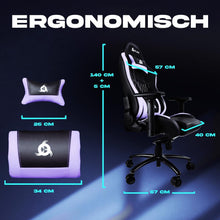 KLIM Esports Gaming Stuhl Lila Verstellbar PC Stuhl