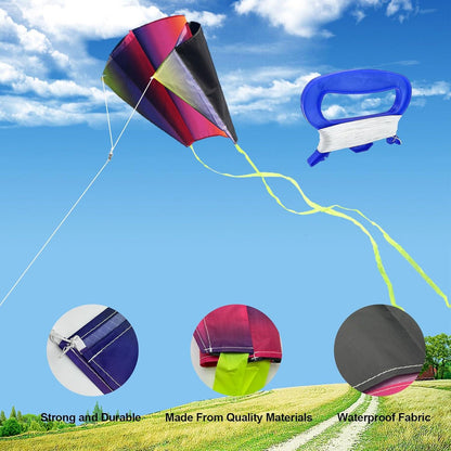 Drachen für Kinder, Regenbogen Outdoor Drachen 2er Set