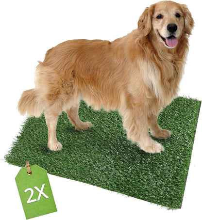 Hundeklo Kunstrasen Matte für Hunde Training, Welpentoilette Pee Pads