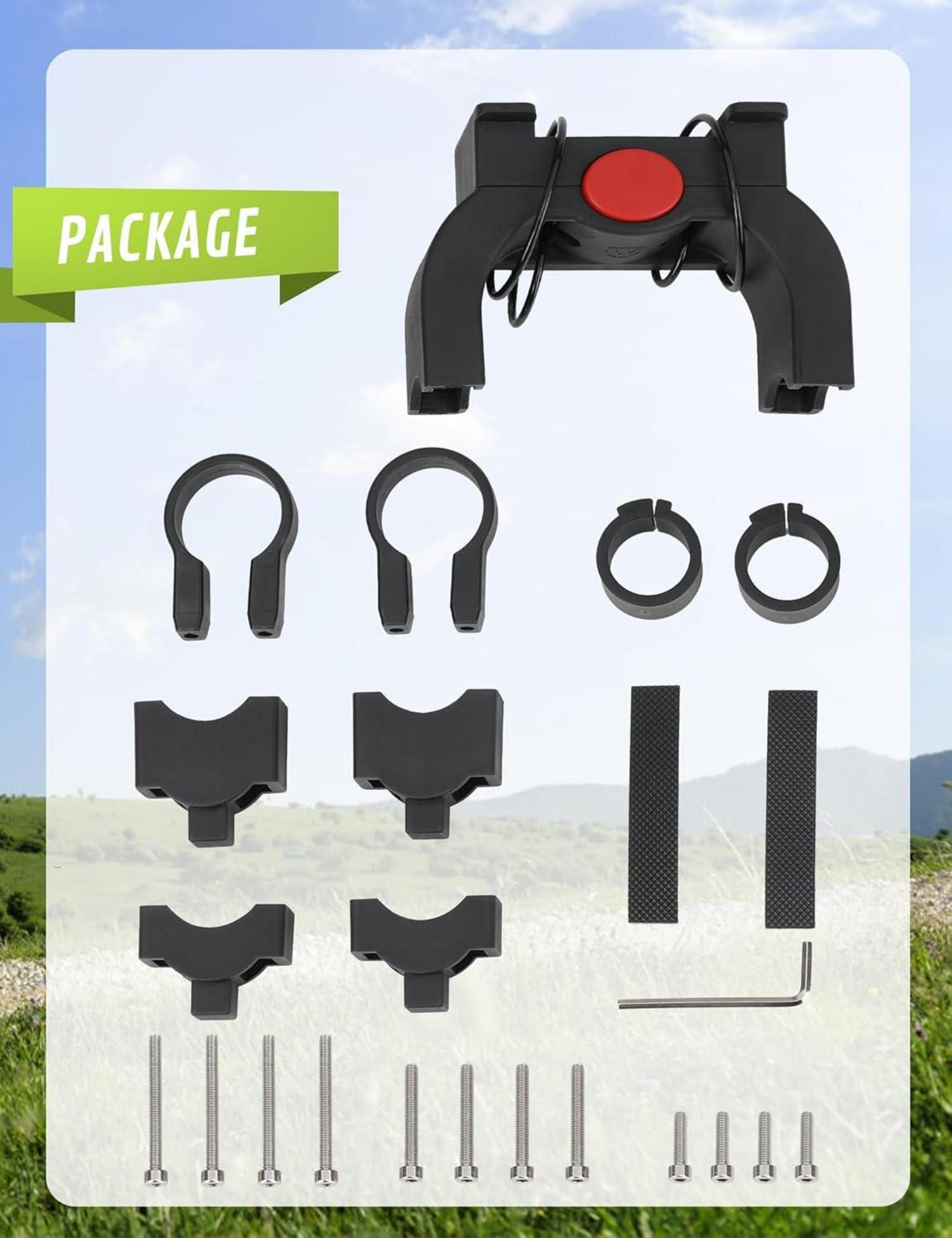 Pecute Lenkeradapter Fahrrad E-Bike Schwarz - Hochwertiger Einzeladapter