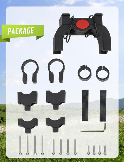 Pecute Lenkeradapter Fahrrad E-Bike Schwarz - Hochwertiger Einzeladapter