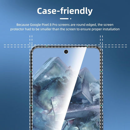 Panzer Schutz Glas Google Pixel 8 Pro HD 9H 0.33mm Ultra-klar