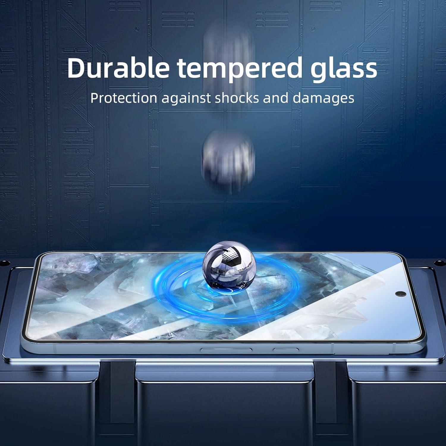 Panzer Schutz Glas Google Pixel 8 Pro 3x 9H Härte HD 6,7 Zoll