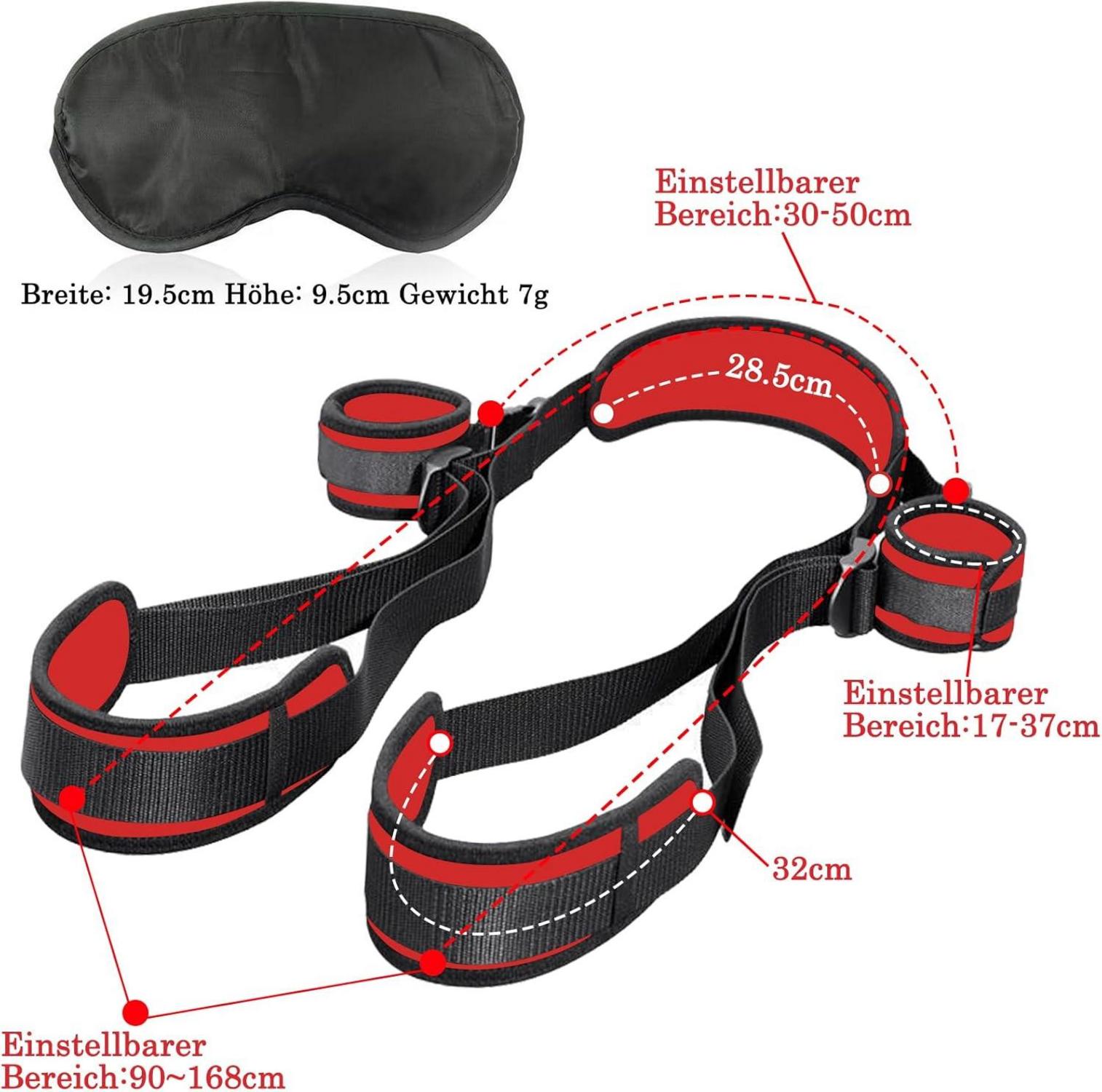 BDSM Set Bondageset Fessel Set für Paare - Hartes SM