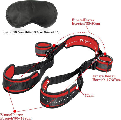 BDSM Set Bondageset Fessel Set für Paare - Hartes SM