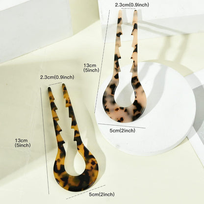 Cellulose-Acetat Duttklammer Set - Damen Haarnadeln U-Form für Frisuren, 2 Stück