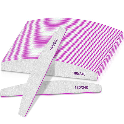 25er Pack Nagelfeilen 180/240 - Waschbar und wiederverwendbar
