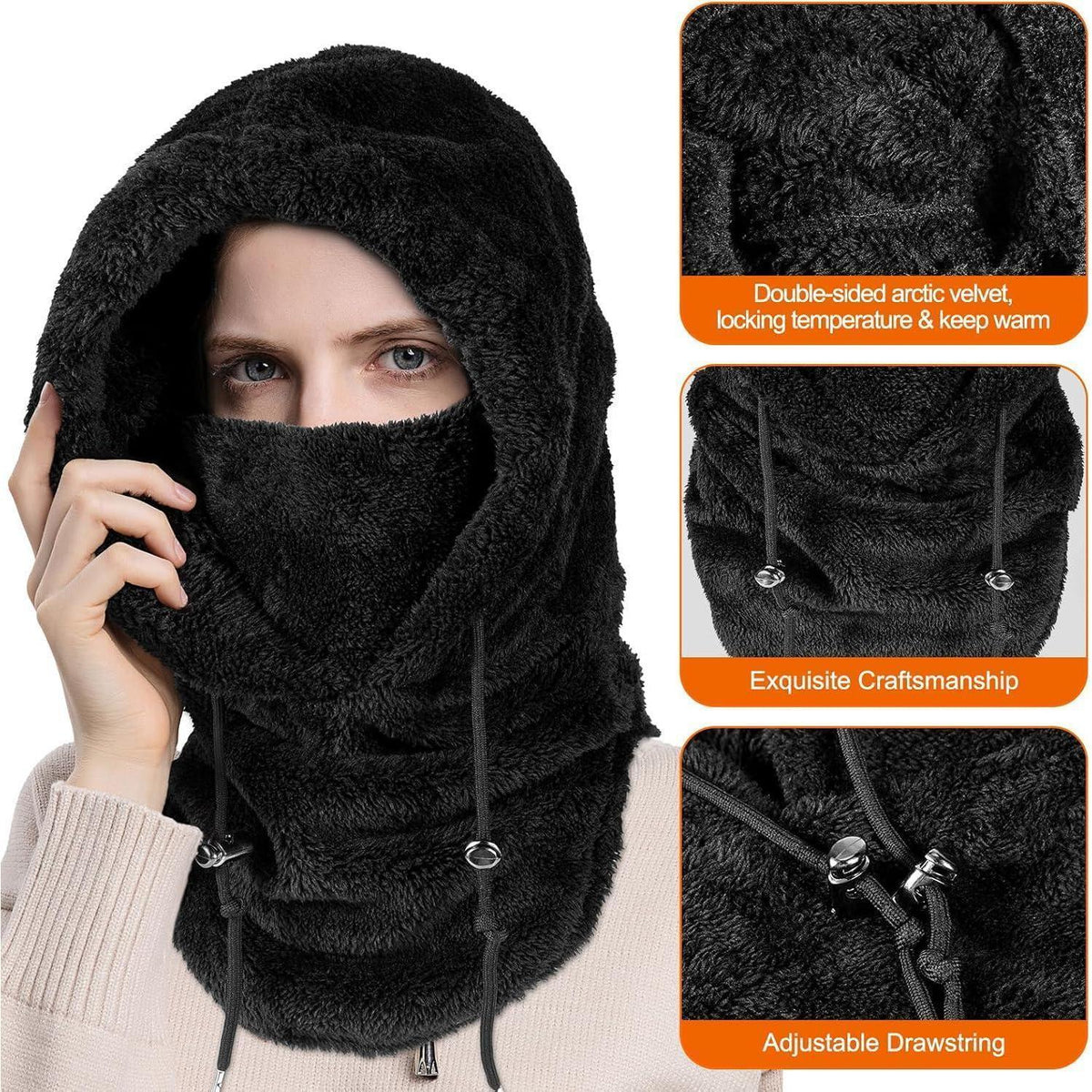 Winter Sturmhaube Fleece – Winddicht & Warm für Herren & Damen
