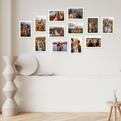 Fotorahmen Set Weiß A4 für Fotos Bilder Collage Kinderzeichnungen UV-resistent