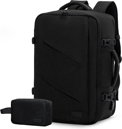 Handgepäck Rucksack Reiserucksack 15,6 Zoll Laptop Schwarz