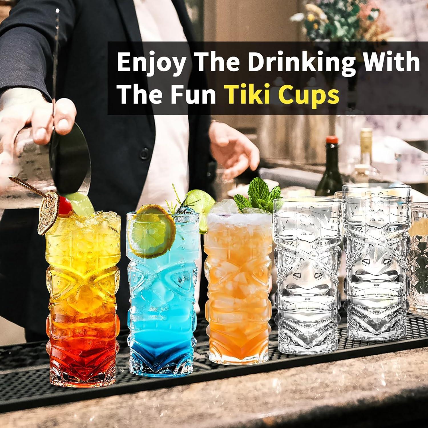 Kunststoff Tiki Becher 18 Oz 8er Pack Cocktail Limonade