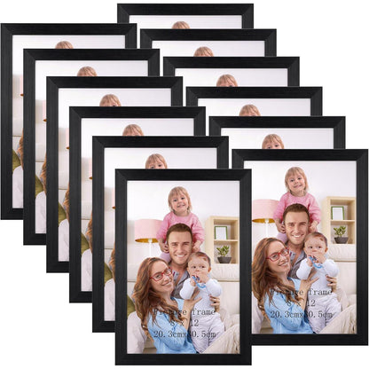 Bilderrahmen Set 20x30 Schwarz Fotorahmen Collage 12er Pack