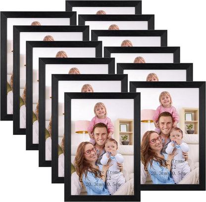 Bilderrahmen Set für Fotos 20x30 cm Schwarz Rahmen Collage