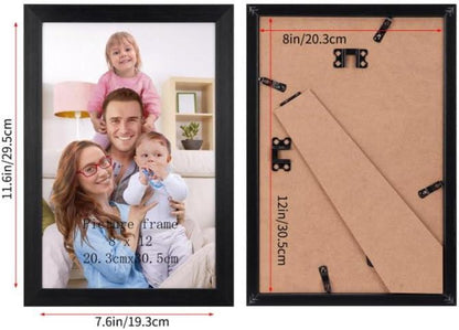 Bilderrahmen Set 20x30 Schwarz Fotorahmen Collage 12er Pack