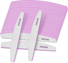 Professionelle Nagelfeilen-Set 25 Stück 240/240 Körnung