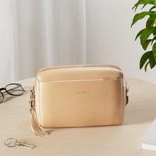 Damen Umhängetasche Veganem Leder Crossbody Schultertasche