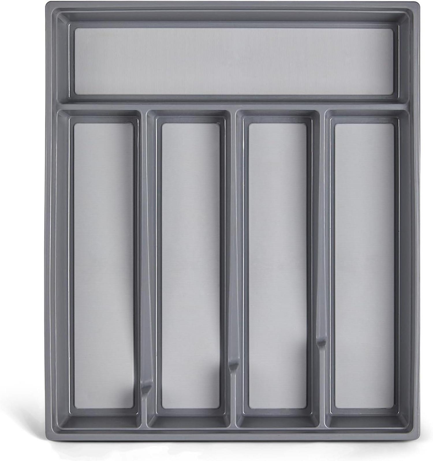Kunststoff Besteckkasten für Schubladen Organizer 5 Fächer 33 x 28 x