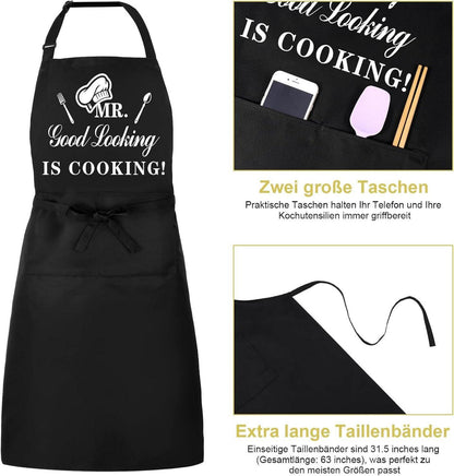 Lustige Kochschürze Mr. Good Looking Is Cooking