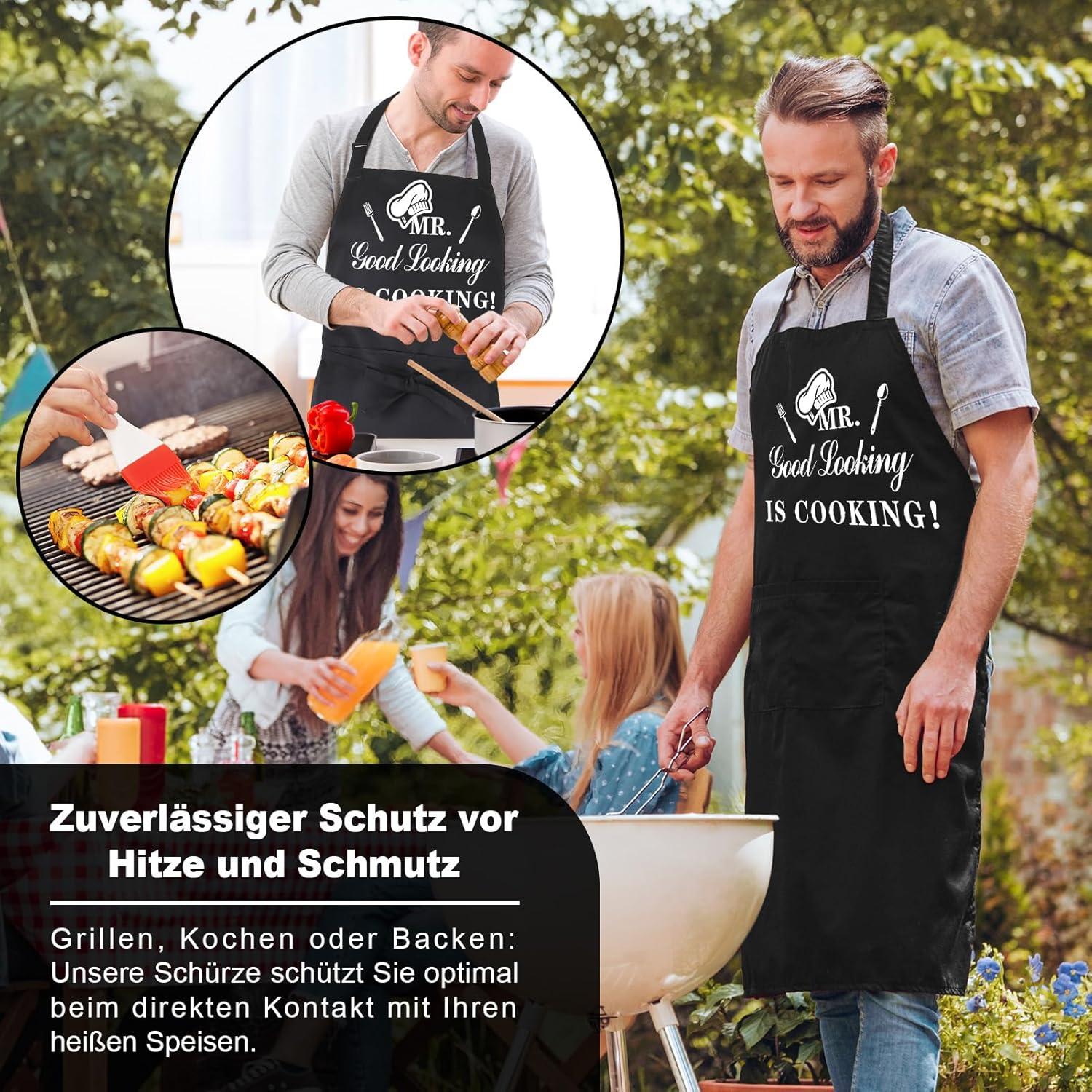 Lustige Kochschürze für Männer Mr. Good Looking Is Cooking
