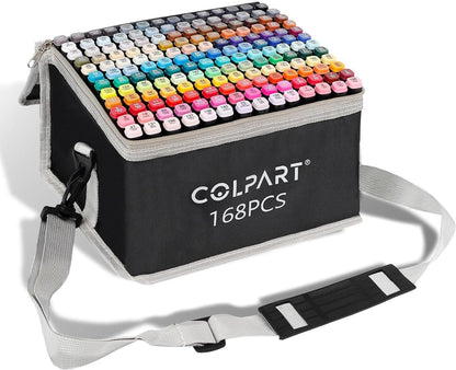 168 Farben Alkohol Filzstifte Set für Manga Design Malerei Zeichnung