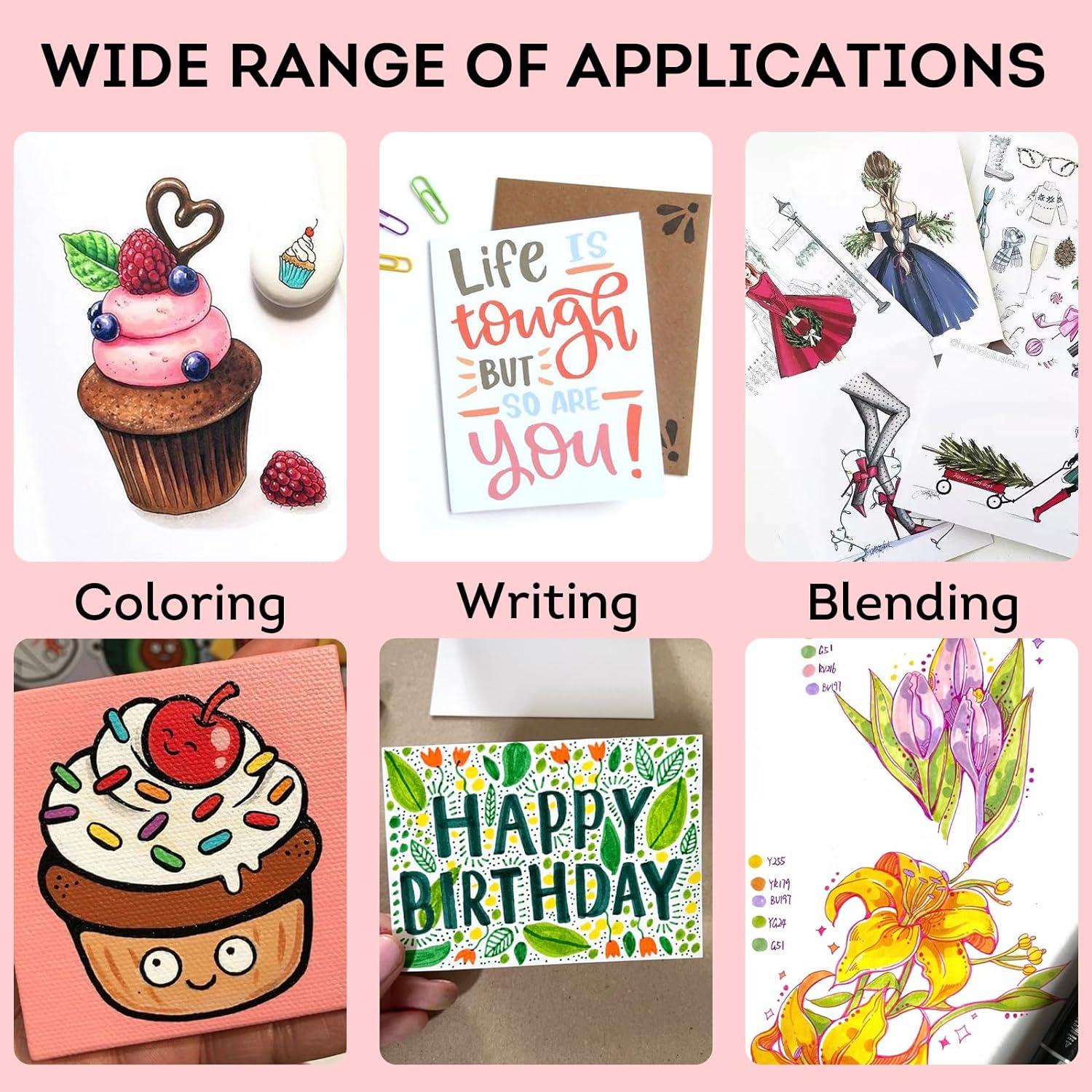 168 Farben Alkohol Filzstifte Set für Manga Design Malerei Zeichnung