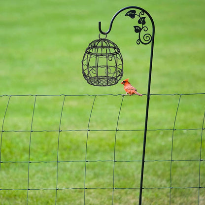 4er Set Vogelfutterspender Metall Aufhängen Wildvogelstation
