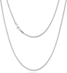 Edelstahl Panzerkette mit Diamantschliff 14K Gold