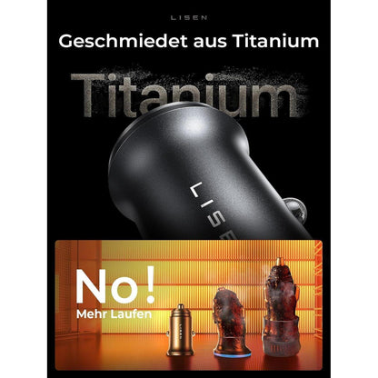 Zigarettenanzünder USB C Verteiler 66W PD Dualer