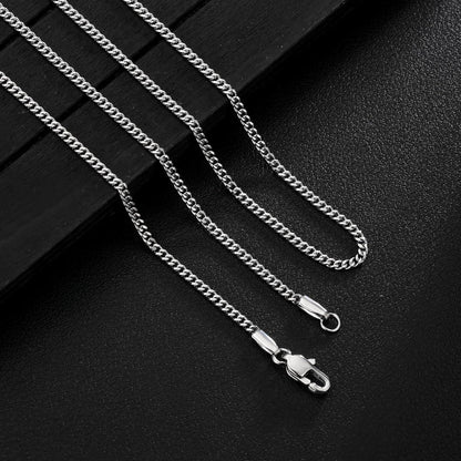 2mm KRKC&CO Panzerkette Edelstahl Silberkette Goldkette 55,9 cm