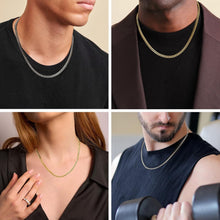 Kubanische Panzerkette Herren 14K Gold Vergoldet