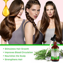 ATOANY Bio Rosmarinöl Haarwachstum 60ml mit Kopfmassagegerät